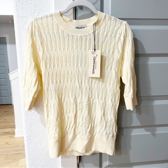 NWT Scotch & Soda Open Knit Top - Picture 2 of 5